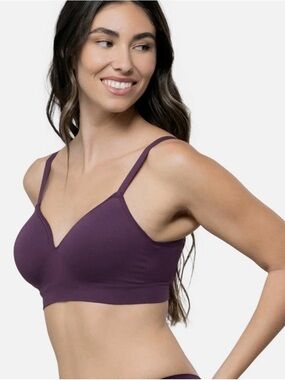 Underoutfit Size XL Secret Infinite Support Bra Style 467 Plum Color